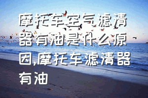 摩托车空气滤清器有油是什么原因（摩托车滤清器有油）