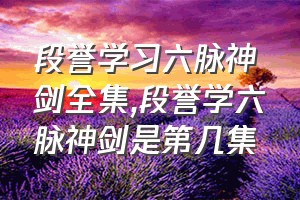 段誉学习六脉神剑全集（段誉学六脉神剑是第几集）